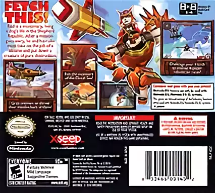 Image n° 2 - boxback : Solatorobo - Red the Hunter (DSi Enhanced)